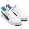 PUMA COURT POINT VU SL BG WHITE-MEDIEVAL BLUE-TEAM GOLD 357679-08画像