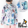 go slow caravan マイクロリップ 昇華プリント ポケッタブルパーカ ジャケット 315403画像