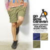 go slow caravan LIGHT CANVAS SIDE POCKET SHORT PANTS 320237画像