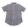 POLO RALPH LAUREN S/S Tartan Check Shirt GREENxNAVY画像
