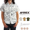 AVIREX S/S SKY KING PRINT BOUSOUT SHIRT 6155131画像