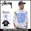 STUSSY Classic Football Jersey 3/4 Crew 114758画像
