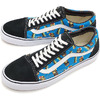 VANS CLASSICS OLD SKOOL (DRAINED AND CONFUSED) BLACK/BLUE VN-0ZDFFEJ画像