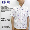 SUN SURF S/S B.D. SHIRT "ISLAND FACE DOT" by Masked Marvel SS36994画像