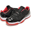 NIKE AIR JORDAN 11 RETRO LOW BLACK/TRUE RED-WHITE 528895-012画像