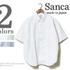 Sanca ビッグシルエットオックスフォード半袖ボタンダウンシャツ S15SSH16画像