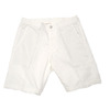 GROWN & SEWN INDEPENDENT SLIM SHORTS TWILL/white画像