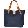 SETTO レザーハンドルインディゴトート Mサイズ BG-09画像