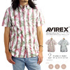 AVIREX S/S STRIPE&ALOHA SHIRT 6155141画像
