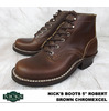 NICKS BOOTS 5" ROBERT Brown Chromexcel画像