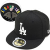 NEW ERA KIDS 59FIFTY ロサンゼルス・ドジャース ブラック/ホワイト 11136351画像