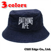 A BATHING APE NYC LOGO BUCKET HAT 1B20-180-031画像