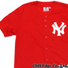 Supreme × New York Yankees × Majestic Baseball Jersey RED画像