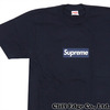 Supreme &times; New York Yankees Box Logo TEE NAVY画像