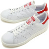 adidas Women's STAN SMITH LUXE running white/running white/college red AF6750画像
