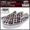 VANS Classic Slip-On Black/True White Cherry Checkers VN-00MEGFY画像