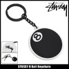 STUSSY 8 Ball Keychain 138435画像