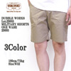 DUBBLE WORKS Lot 25003 MILITARY SHORTS コットンウェザー ONE WASH画像
