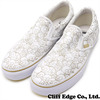 VANS × MURAKAMI TAKASHI Classic Slip-On LX (Flower)Gold Line  WHITExSILVER VN-0ZSIGUF画像