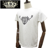 BLACK SIGN PRINT T-SHIRT "SKULL AND CHAIN" BSSN-15307B画像