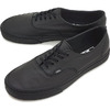 VANS CLASSICS AUTHENTIC DECON (PREMIUM LEATHER) BLACK/BLACK VN-018CGKM画像