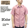 SUGAR CANE Made in U.S.A. COLOR CHAMBRAY S/S WORK SHIRT SC36807画像