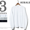 AURALEE SUPERFINE COTTON シームレスロングスリーブTシャツ A5AT02ST画像