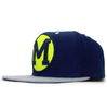 Mitchell & Ness MICHIGAN WOLVERINES 3M REFLECTIVE XL-LOGO SNAPBACK LVMNMWN001画像