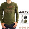 AVIREX L/S STENCIL PRINT CREW NECK TEE 6153490画像