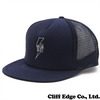 FORTY PERCENT AGAINST RIGHTS MEDIA BLITZ/EMBROIDERY MESH CAP NAVY画像