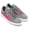 PUMA SUEDE CLASSIC+ STEEL GRAY-FLUO PINK-WHITE 356568-72画像