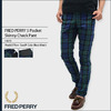 FRED PERRY 5 Pocket Skinny Check Pant JAPAN LIMITED F4373画像