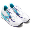 BROOKS MEN REGENT WHITE/PURPLE OPULANCE/SCUBA BLUE 1102051D-559画像