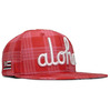 ALOHA ARMY ALOHA SCRIPT SNAPBACK RED ALA018画像