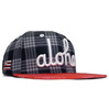 ALOHA ARMY ALOHA SCRIPT SNAPBACK BLACKxRED ALA019画像
