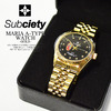Subciety MARIA A-TYPE WATCH -GOLD- SZA112-AG画像