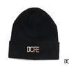 DOPE METAL LOGO BEANIE BLACK画像