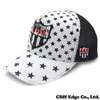 YOSHINORI KOTAKE DESIGN STAR DOT 444ロゴ メッシュキャップ WHITExBLACK画像