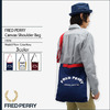 FRED PERRY Canvas Shoulder Bag JAPAN LIMITED F9216画像