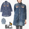 go slow caravan DENIM 刺繍 シャツワンピース 330714画像