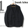 FRANK LEDER ANTHRACITE ダブルフェイスウールカーディガン 0627004画像