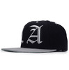 STARTER BLACK LABEL LA LOGO SNAPBACK BLACKxGREY STLA002画像