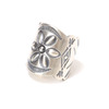 hobo Desert Flower Silver Tapered Band RING by STANLEY PARKER HB-A2208画像