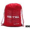 KROD YES YALL GYMSACK RED画像