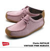 Clarks Women's NATALIE VINTAGE PINK NUBUCK 26111545画像