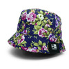 NEW ERA BRANDED FLORAL BUCKET HAT DASH NAVY QTNENEF546画像