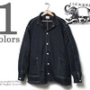 TENDER Co. NAVY BOX CLOTH 450 HIGH BACK SHIRT画像