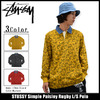 STUSSY Simple Paisley Rugby L/S Polo 114825画像