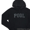 the POOL aoyama MELANISM POOL HOODIE BLACK画像