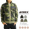 AVIREX L/S MILITARY PRINT STAND ZIP STREAK EAGLE 6153477画像
